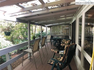 Great covered deck space for dining alfresco or relaxing and listening to the river pass you by.