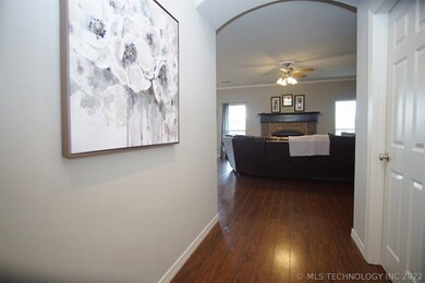 Welcome Guests into a lovely entry with wood floor