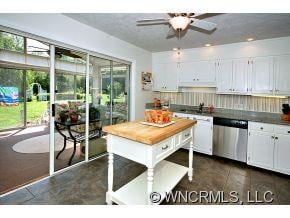 Kitchen and sunroom