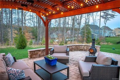 Pergola has electric connection, so you can have l