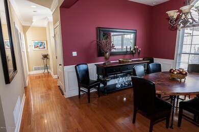 Dining room looking down hall