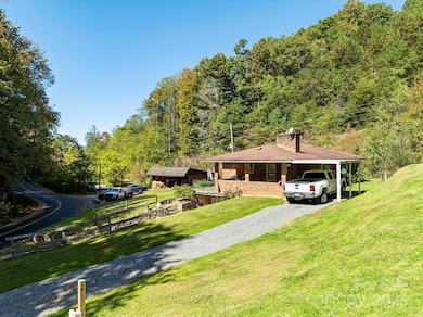 Carport on upper driveway