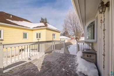 Patio doors to the deck