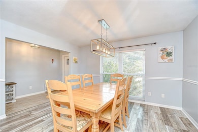 This wood-look flooring matches great with all decor!