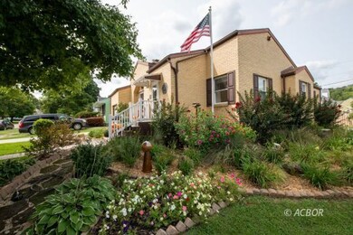 Front and right side of house