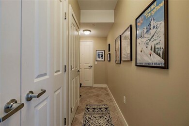 Unit entry with coat closet and...