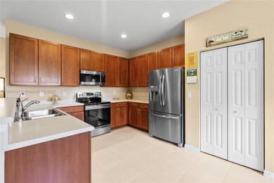Expansive kitchen. 