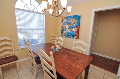 The dining room is just off the entry and offers t