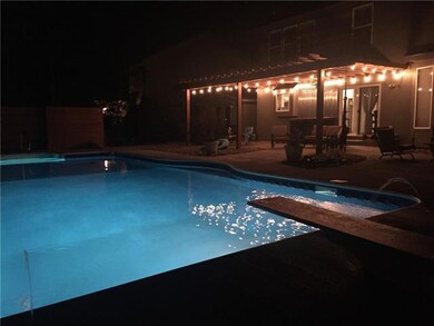 Pool at night