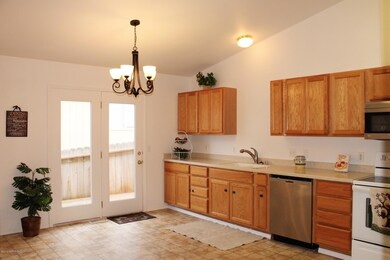 Kitchen with eat in dining
