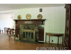 Stone Fireplace in Living Room