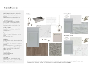 Designer Selections in this home