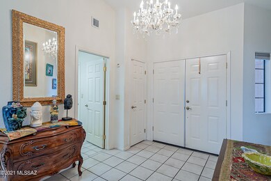 Front interior entry
