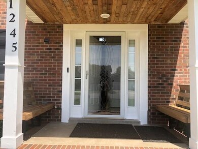 Custom built benches & roof overhead