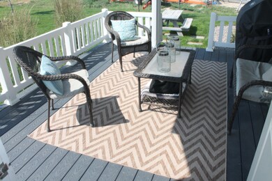 comfortable deck for entertaining