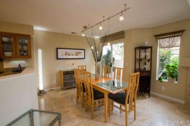 Stone dining room leads out to the private patio- 
