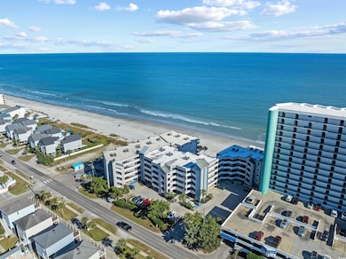 Drone / aerial view of expansive coastline
