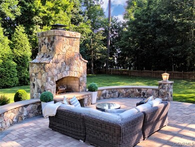 View of patio with an outdoor living space with a