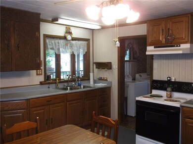 Another view of the kitchen and the entrance to th
