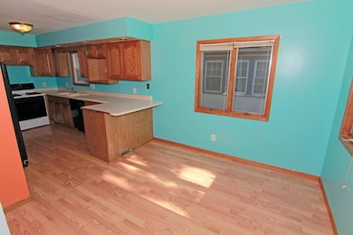 Dining room right off the kitche.