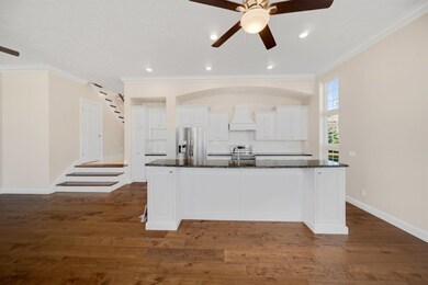 Open Mediterranean style kitchen.