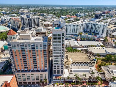 aerial front of building