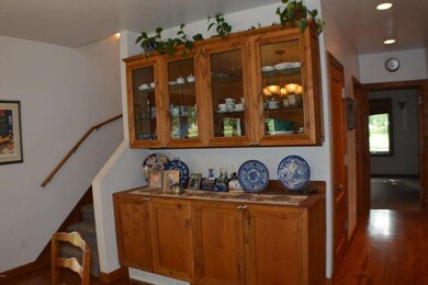 Alder built in china cabinet