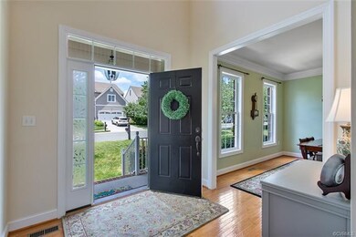 Bright, open and inviting 2-story foyer