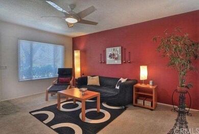 Nice natural light with fabulous accent color wall