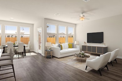 Living area featuring healthy amount of natural l