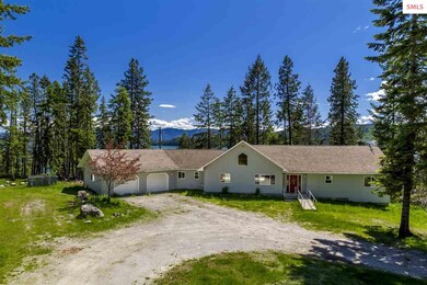 Upper home with lake views