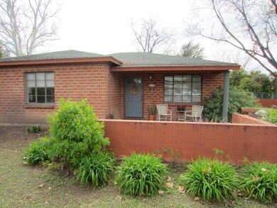 Front house with patio