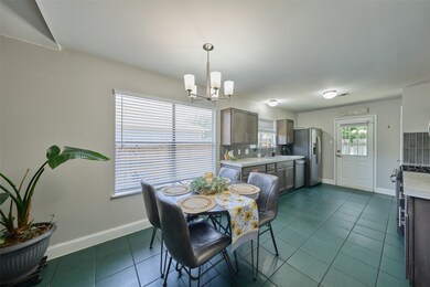 Dining area, kitchen combo.