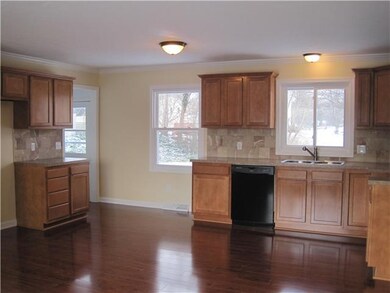Kitchen Brand New Maple Cabinets, Ceramic Tile Bac