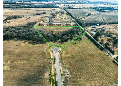 View of rural area with property parcel outlined