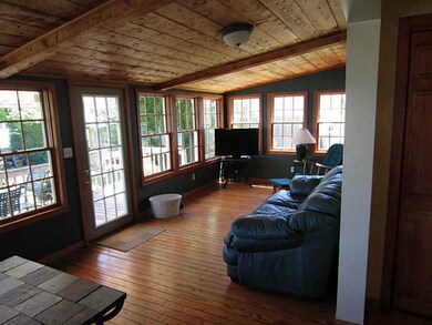 Living Room. Living room looks out to waterfront