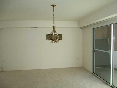 Dining Room. Dining room leads to a walk-out balco