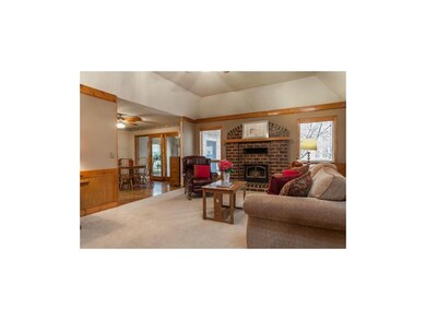 GREAT Room with Cozy Brick Fireplace/Wood Burning 