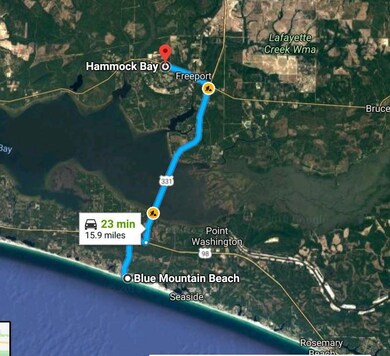 Map HB to beach