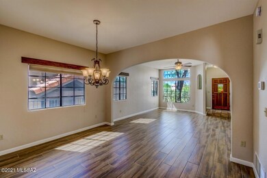 Formal living room and dining room
