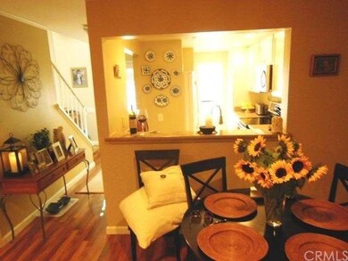 view of kitchen from dining area