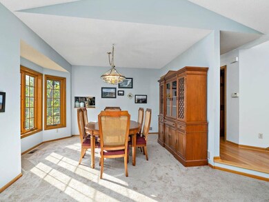 Dining room & hallway to kitchen