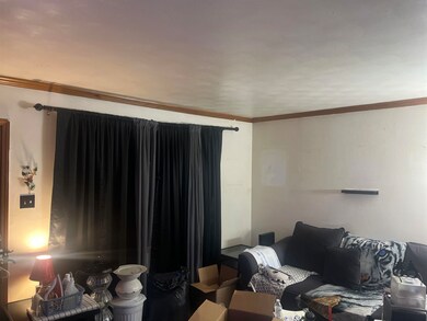 Living area with crown molding