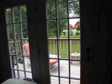 New in 2010-French doors to deck!