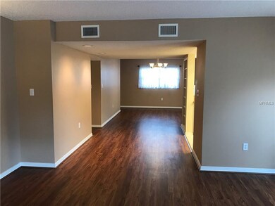 Looking from living room to dining room