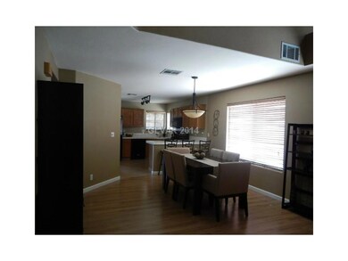 Den. Family room being used as dining room