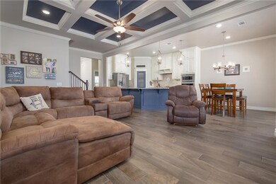 Wood look tile in all downstairs living areas!