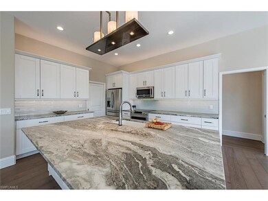 Modern Kitchen with Un-honed Quartz Countertops
