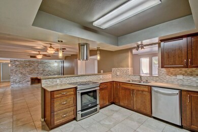 kitchen towards family room