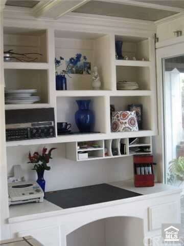 kitchen desk area
